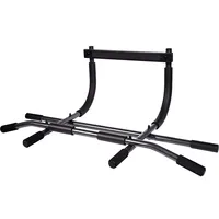 96CM 200KG/440lbs Gym Training Pull Up Horizontal Bar Door Frame Wall Chin Up Stainless Steel Bar Home Workout Fitness Equipment