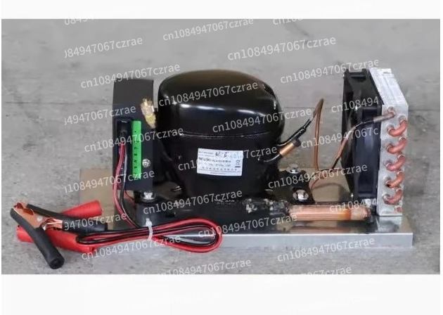 

DC compressor condensing unit BD25HC group micro refrigeration unit air-cooled refrigerator unit R134a12V24V