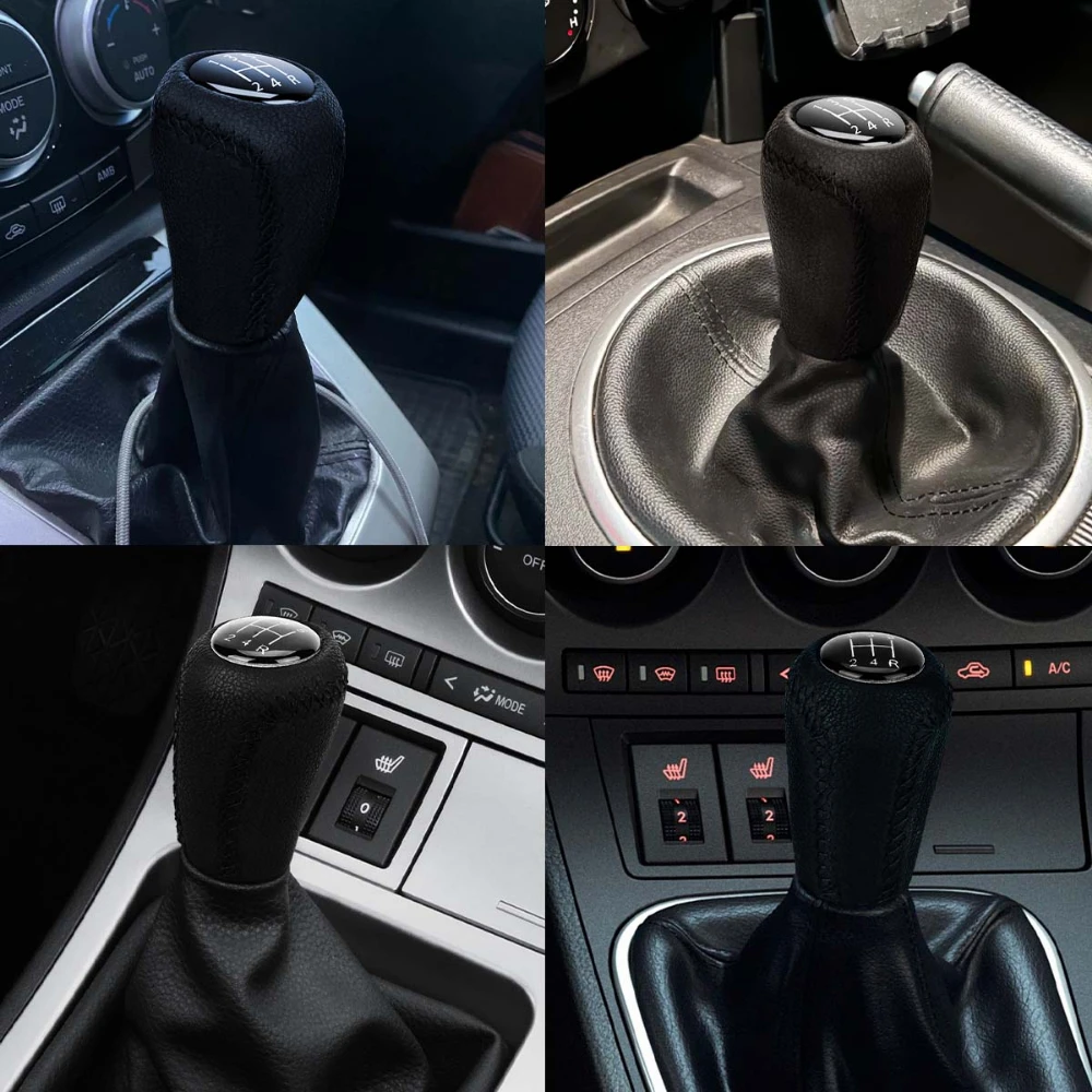 For Mazda 3 5 6 BK BL CX-7 ER MX-5 NC III 2005 2006 2007 2008 2009 2012 2014 Gear Shift Knob Lever Shifter Head Car Styling