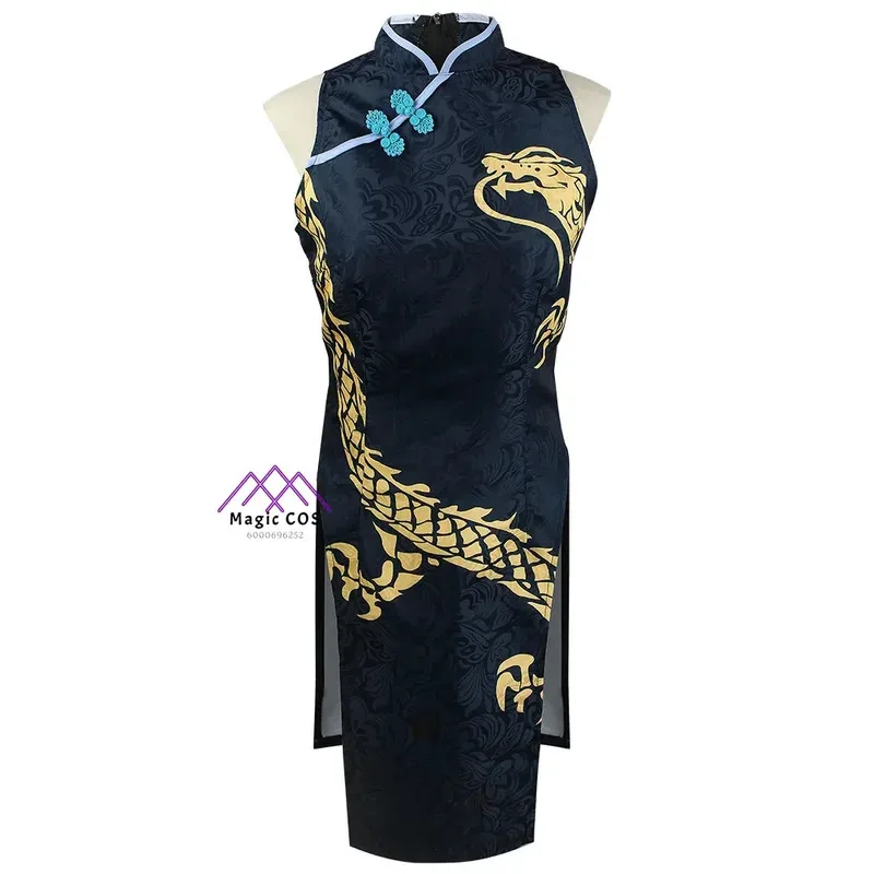 حار لعبة الأزرق الأرشيف تأثيري كيساكي ملابس خارجية تشيباو سترة واقية قفاز شعر مستعار أغطية الرأس حفلة الهالوين الضروري تصميم حصري