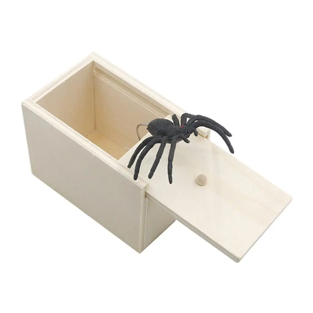 

Hilarious Surprise Horror Gift Accessories Props Play Trick Happy Joke Toys Wooden for Halloween