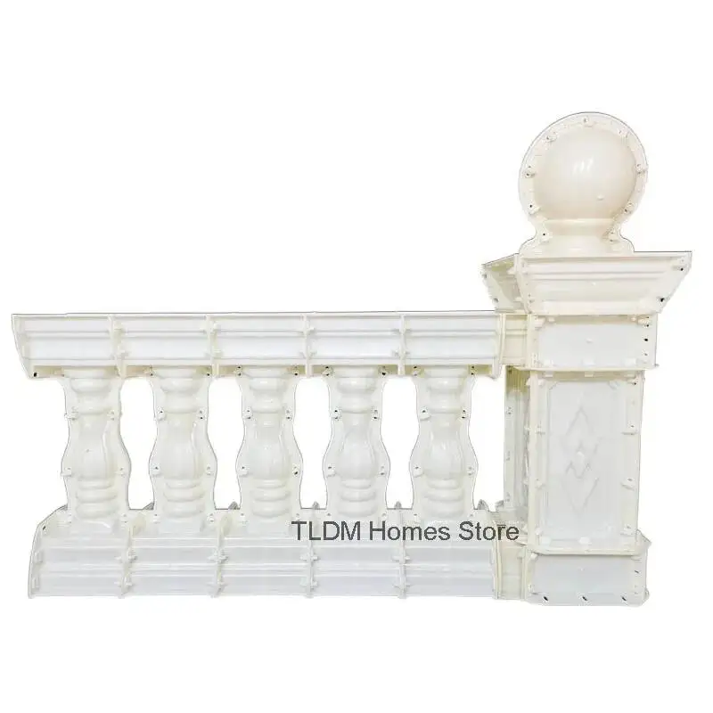 Column Mold for European Railing Roman Villa Garden Buildings Mold Home Balcony Cast-in-place Cement Garden Fence Railing Mold