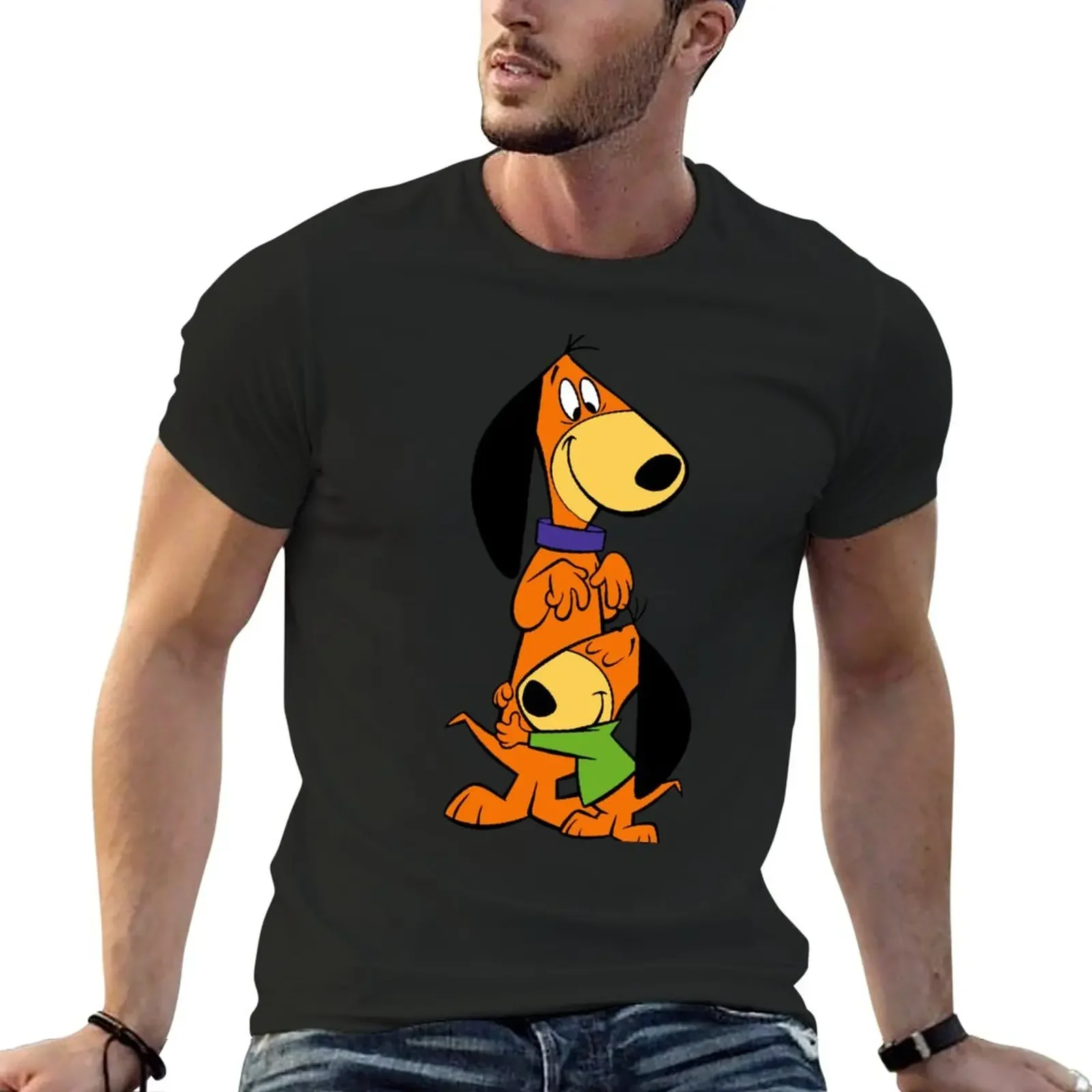 New Augie Doggie & Doggie Daddy Hugs! T-Shirt oversizeds boys whites sweat anime shirts men