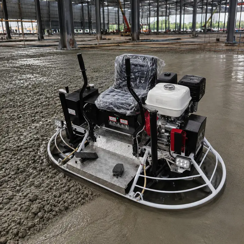 Ride on Floor Trowel for Basement Floor Projects Customized Large Area Riding Power Trowel Featuring Uniform Finishing Action