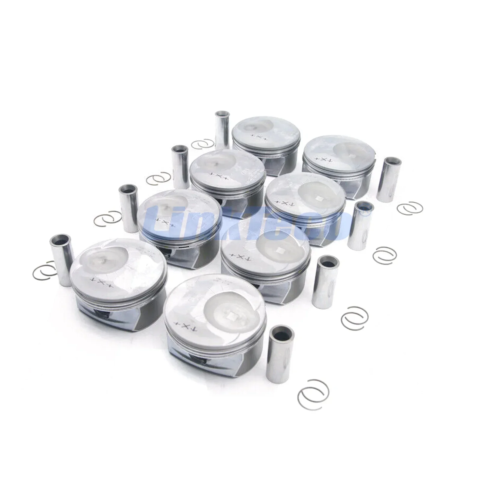 

8X Pistons and Rings Assembly Mahle Fit for Cayenne Panamera S Gts V8 4.8L 957 970 4.8L