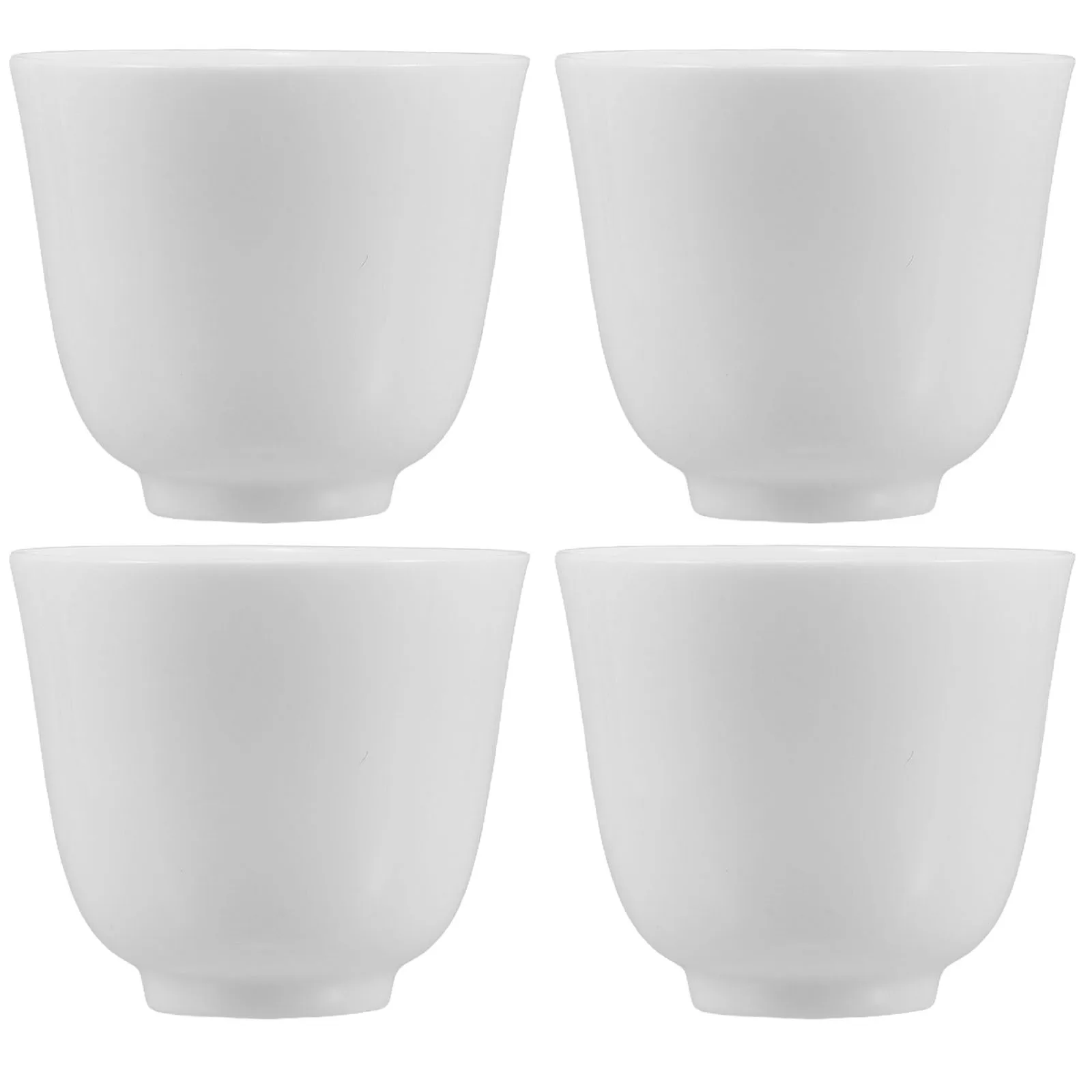

4Pcs Ceramic Kung Fu Tea Cups Elegant Design Heatresistant Sturdy Material Suitable for Tea Coffee Milk Other Beverages