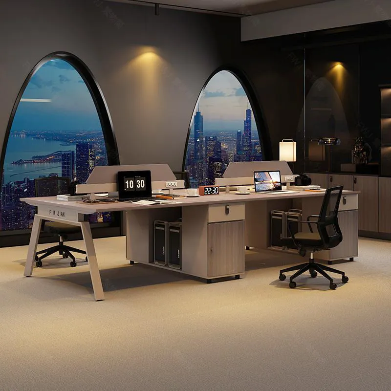 Wooden Modern Office Desk Study Computer Gaming Standing Decoration Drawer Office Desk Multifunctional Tavolo Home Furniture