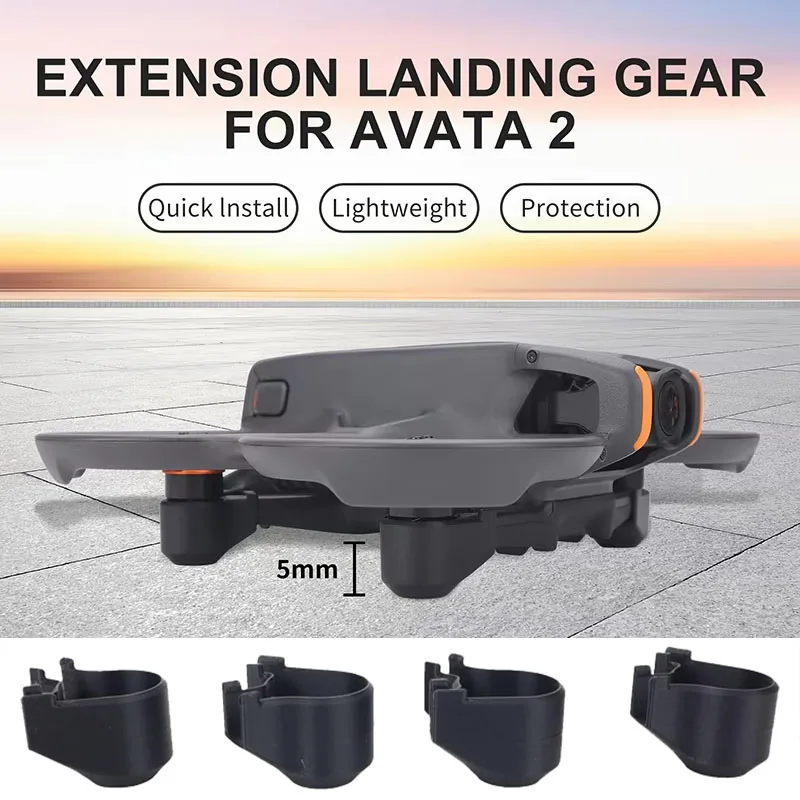 

4PCS Landing Gear for DJI Avata 2 Protection Height Extended Leg Protector Quick Release Feet Extensions Drone Accessories Parts