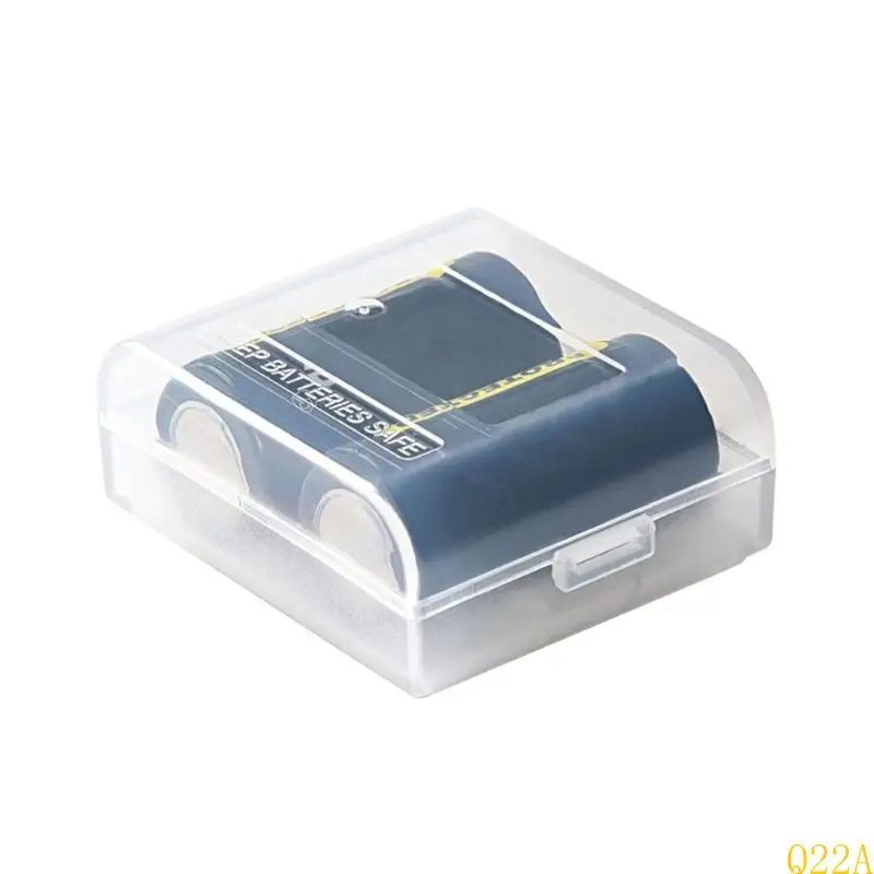 Q22A Battery Storage Box Secure Store for 2pcs/4pcs 16340 Batteries Storage Case