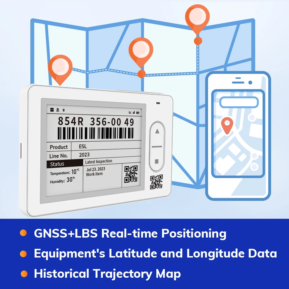 MinewTag E-ink Display BLE Temperature and Humidity Sensor Logistics Storage IOT Sensors  Wireless Monitor Terminal Data Logger