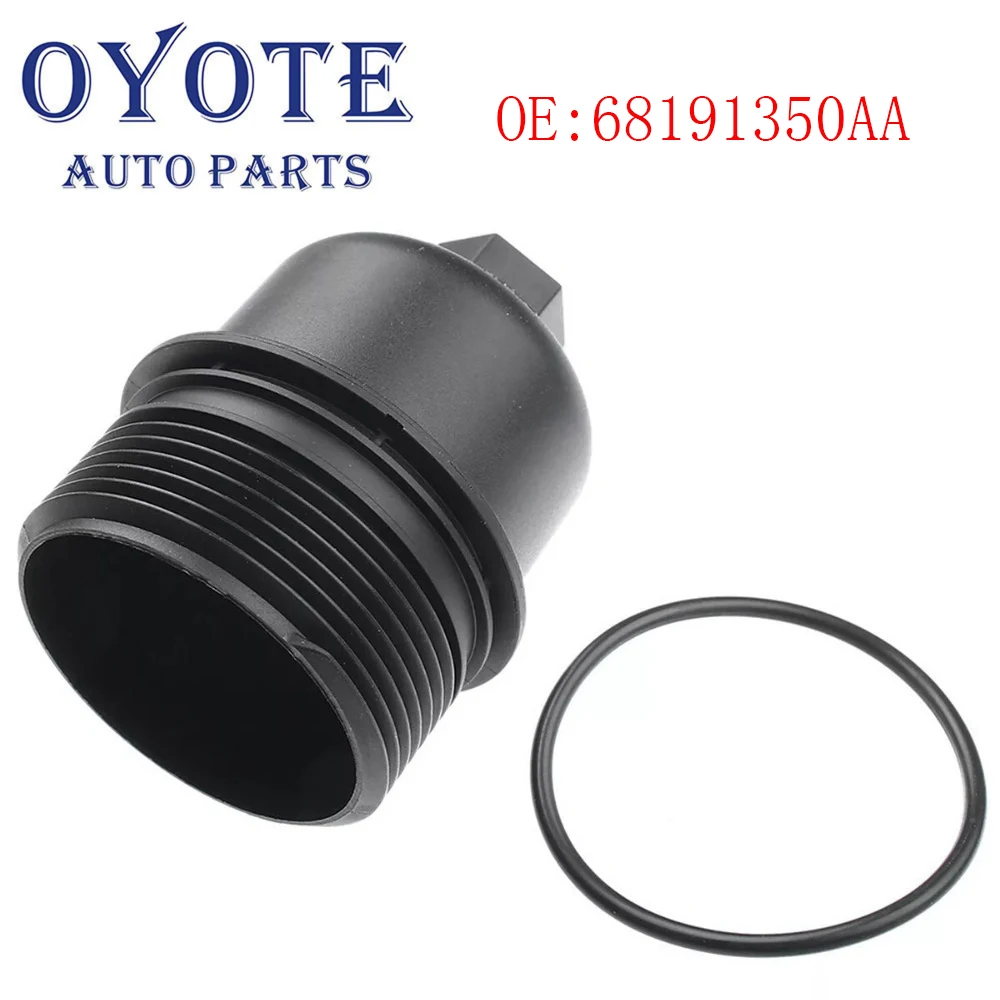 OYOTE   Oil Filter Housing Cap Cover Assembly Replacement 68191350AA 68191350AA-001 For Chrysler Dodge Jeep Cherokee Wrangler