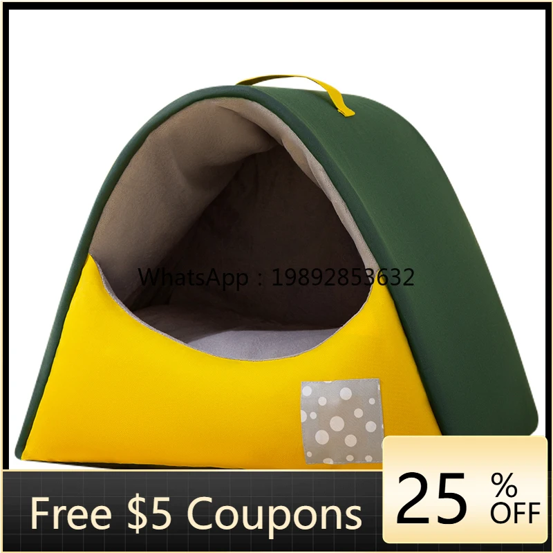 

ZZ Wyj Winter Warm Four Seasons Universal Cat Bed Closed House Cat House Pet Supplies