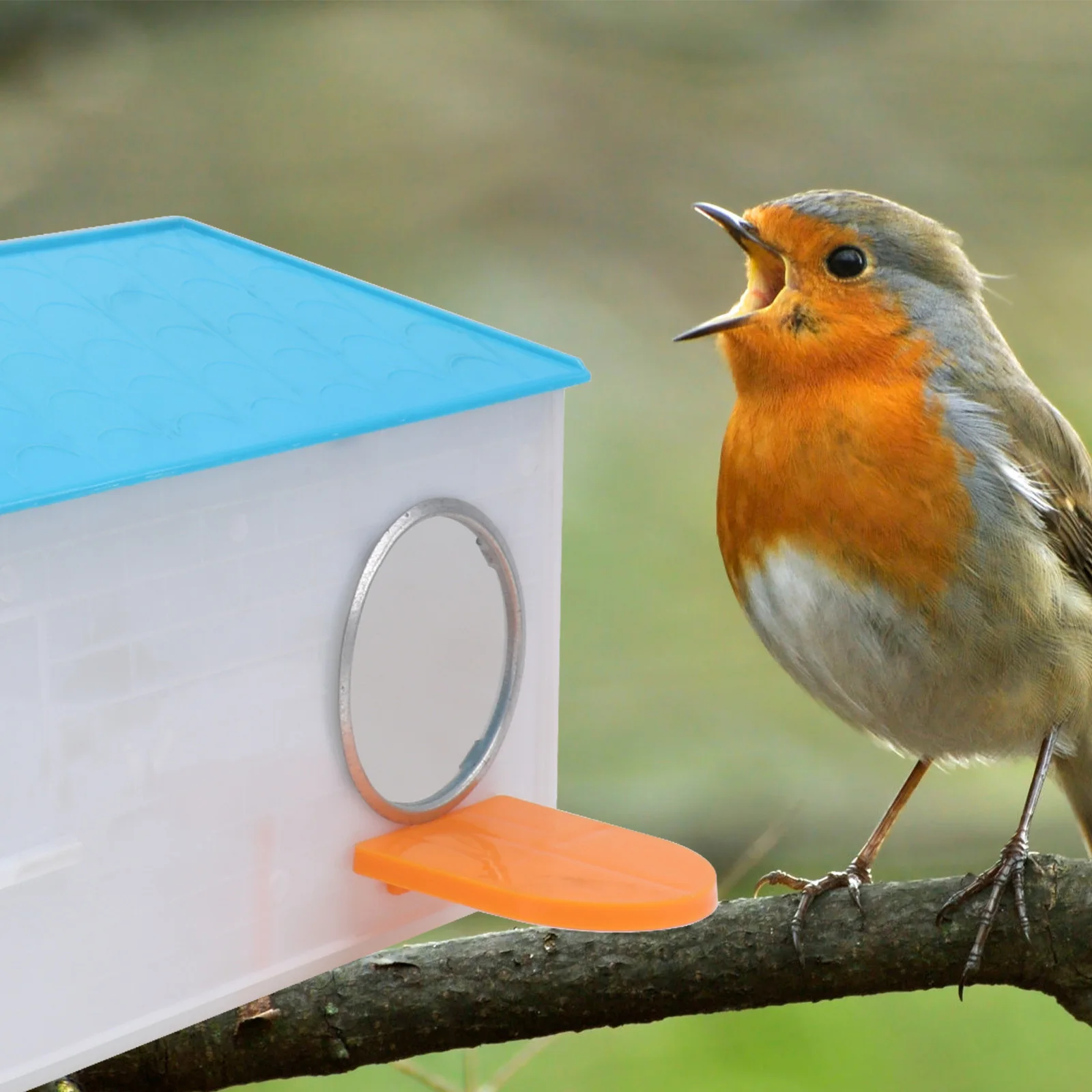 

1Pcs Large Bird Nest Practical Plastic Bird House No Assembly Required Outdoor Indoor Perching Nest Birds Perching House