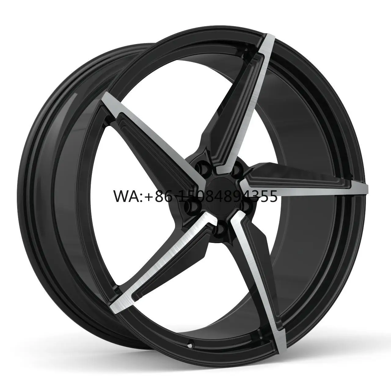 

Premium Alloy Black Deep Dish High-Performance Lightweight 15-Inch Fourteen Spokes 4-Piece 5x120 Bolt Forged Wheels
