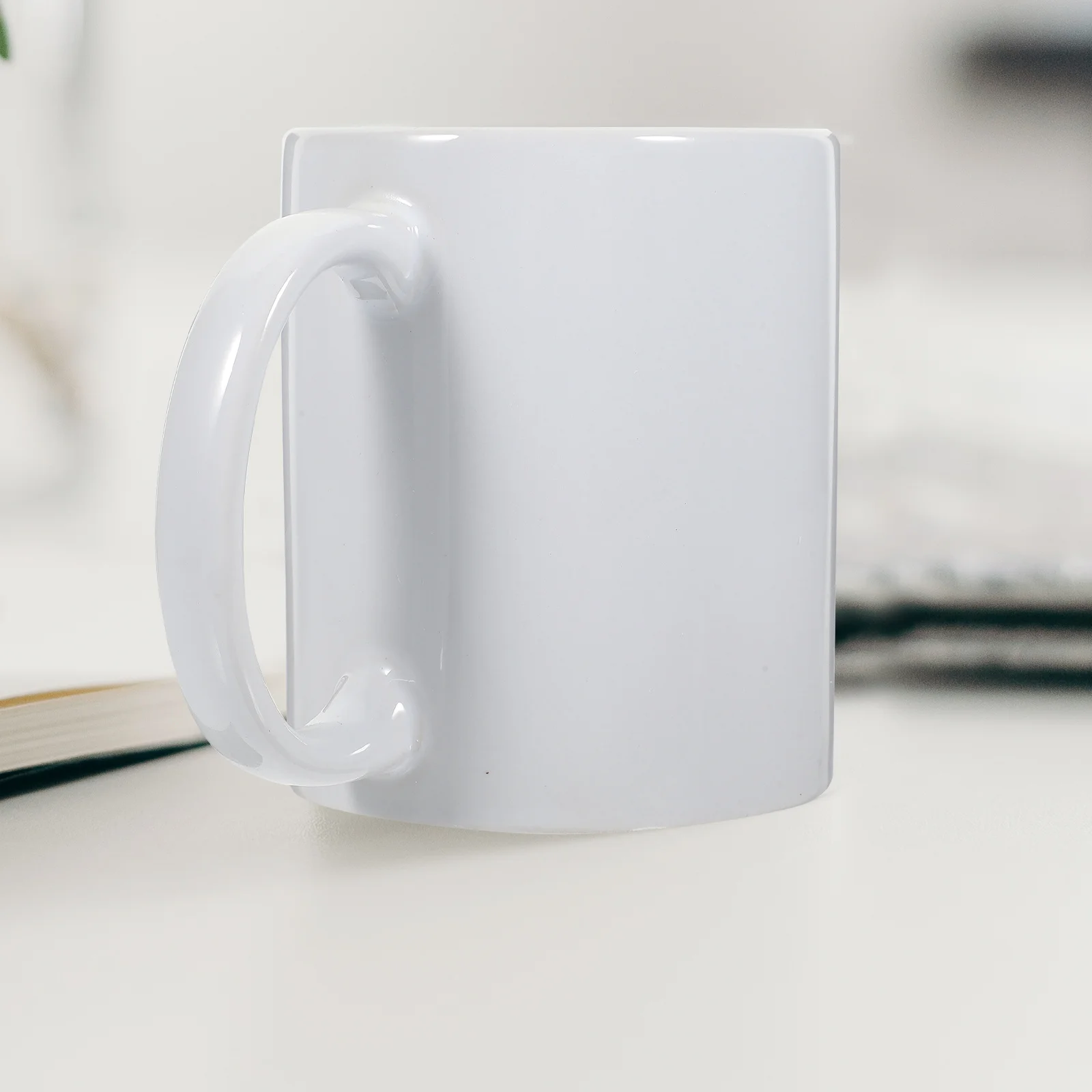 Tasse à revêtement par Sublimation vierge, tasse à café en céramique, tasse d'eau à transfert de chaleur, Durable pour bricolage, impression personnalisée, Souvenirs scolaires