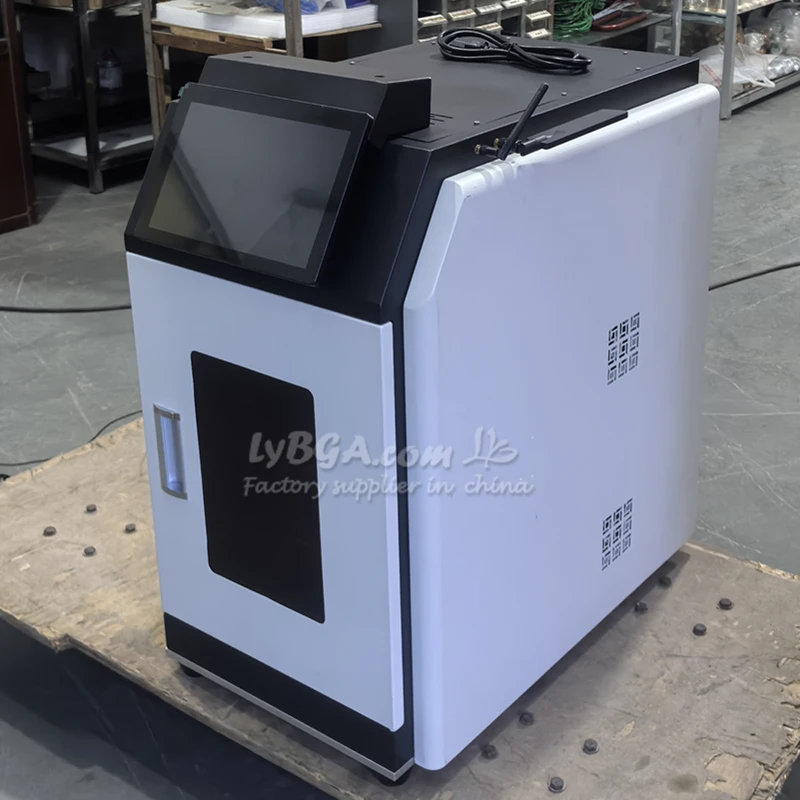 Macchina per incisione laser con sfera di cristallo di vetro LY-A04A Luce verde viola Luce 1W 5W 6W Macchine per fresatura per incisione laser in fibra