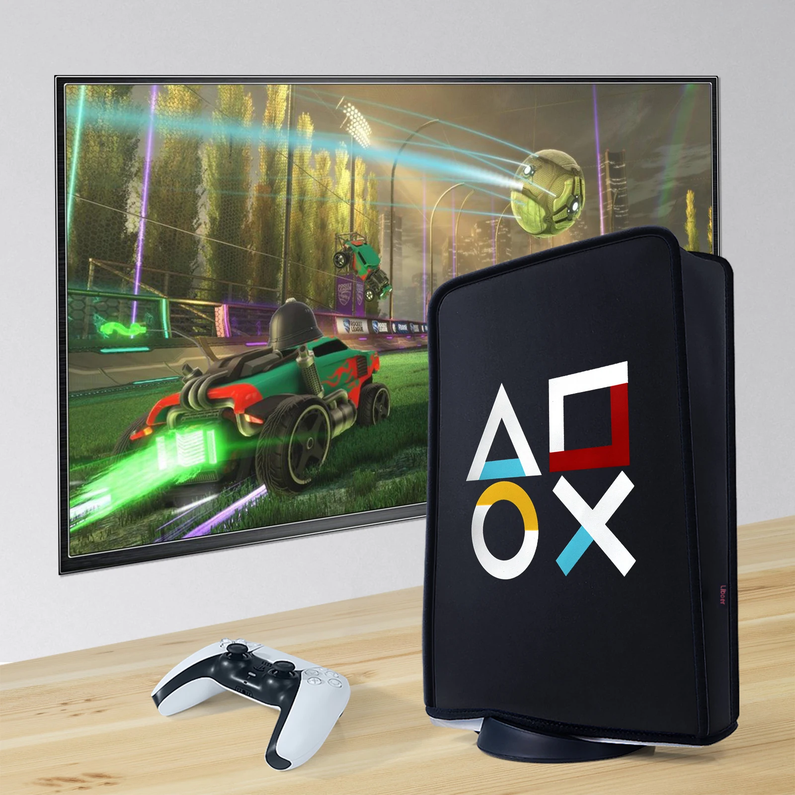 PS5 スリム/プロ/PS5 用ダストカバー ソフト柔軟な防水アンチスクラッチ洗えるプロテクター PS5 プロ/スリム/PS5 ダストカバースリーブ