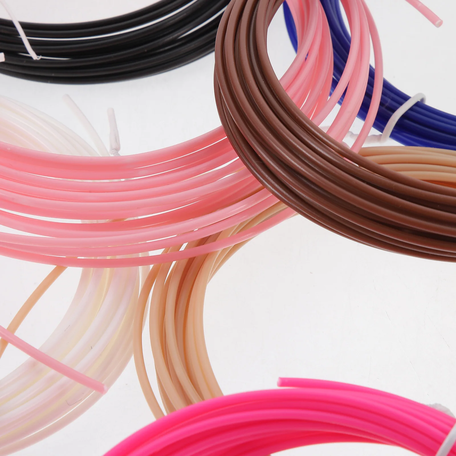 

10Pcs High Temperature ABS Filament 1.75mm 3D Printer Accessories Smooth Fast Feeding Low Warping 3D Printing Materials 5 Meters