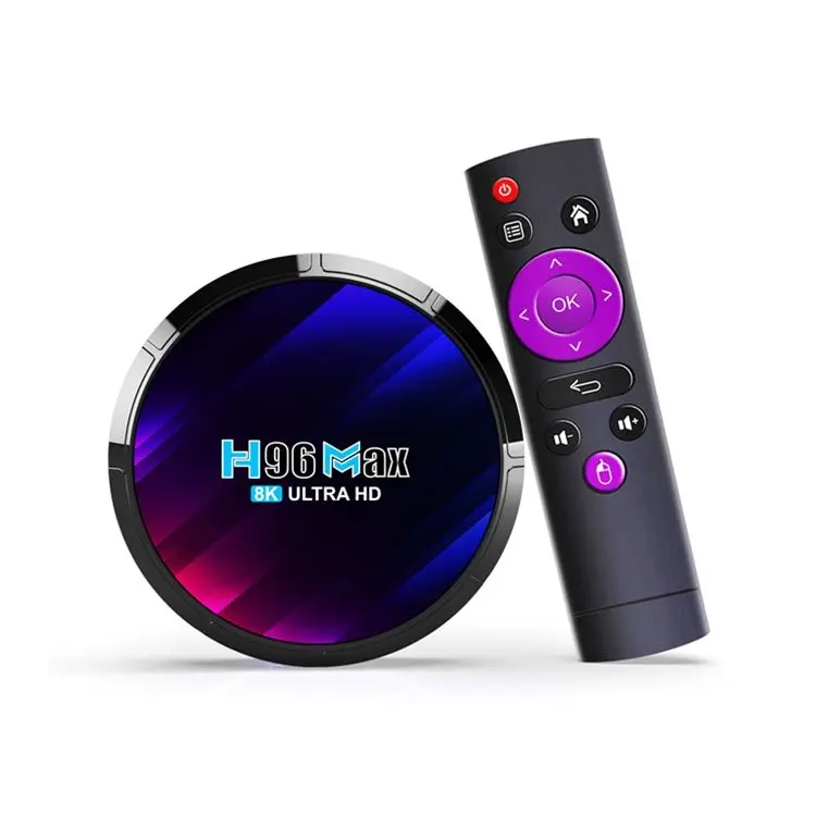 

Newest Android 13 TV Box H96 Max RK3528 Chip 2.4G 5G Dual WiFi 2G 4G RAM 6G 64G ROM Set Top Box Support OEM ODM Logo