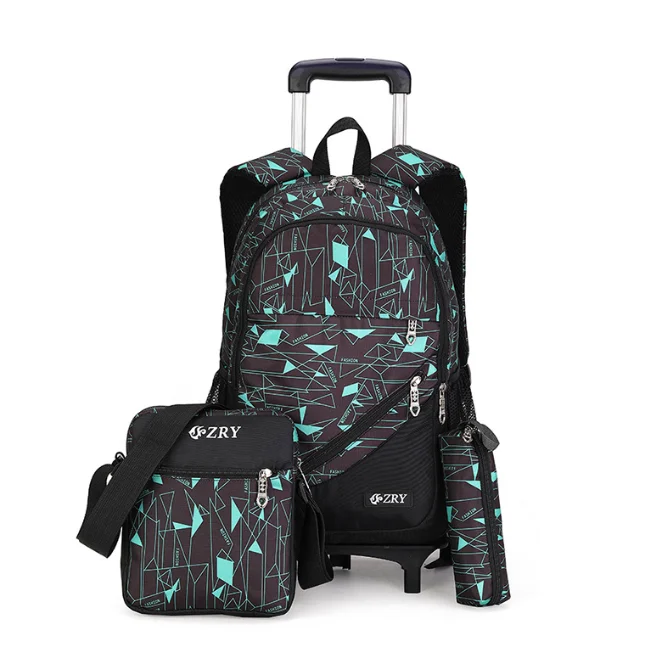 School Rolling backpack Boys Children Travel bags School Trolley backpack for boys wheeled bag for School Trolley bag On wheels