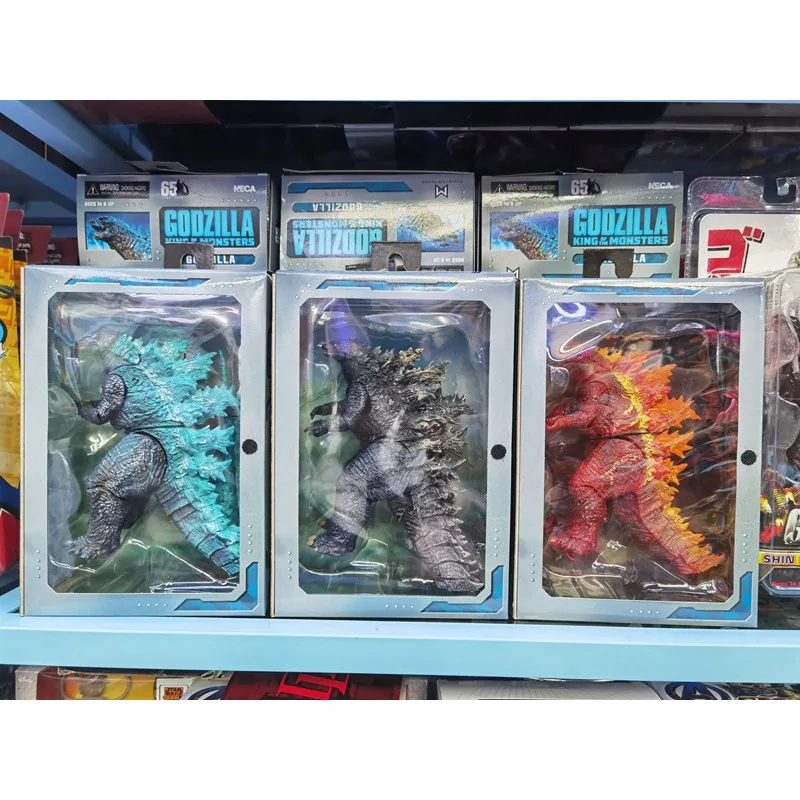 NECA New Mechanical Multi-Jointed Toy Movie Godzilla King Kong PVC Statue Action Figurine Desk Anime Model Toys Figures Gift