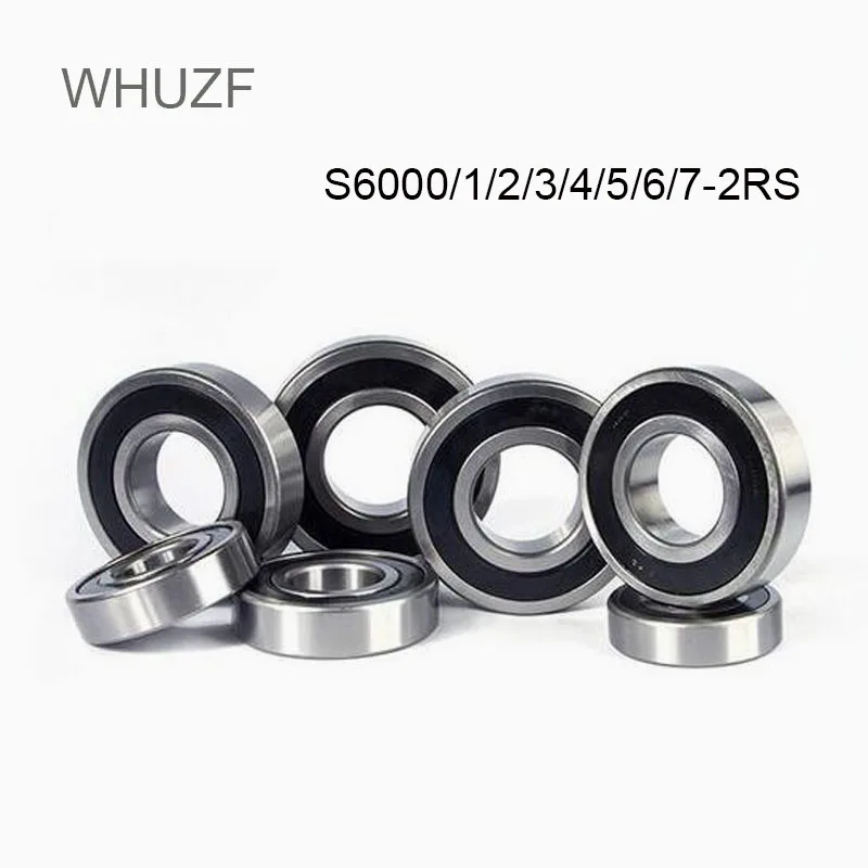 

WHUZF S6000-2RS S6001RS S6002-2RS S6003-2RS S6004-2RS S6005-2RS S6006RS Stainless Steel Deep Groove Rubber Sealed Ball Bearing