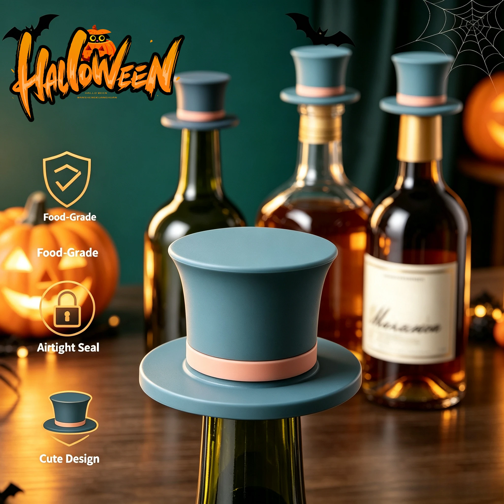 Halloween Decor Magic Hat Sili - Wine Beer Hat ulasan dan harga