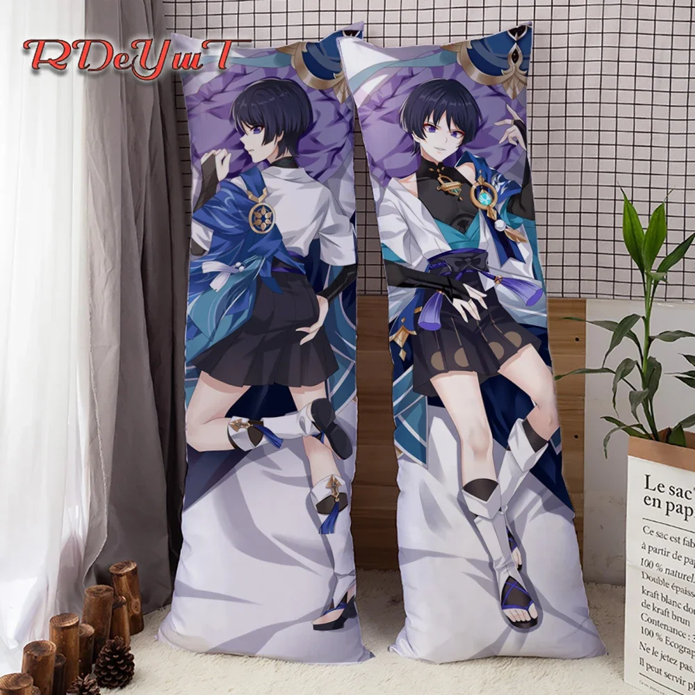 Genshin Impact Kunikuzushi Dakimakura Balladeer Hugging Body Pillow Cover Scaramouche Wanderer Printed Pillowcases Home Decor