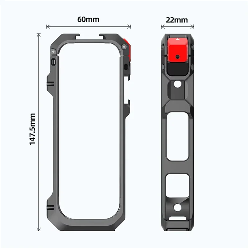 JABS- Cage étui de protection cadre adaptateur d'extension montage couvercle d'objectif accessoire de caméra