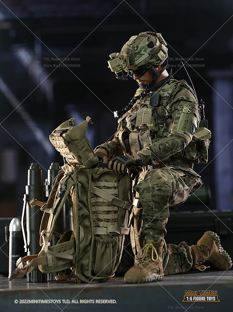 ในสต็อก MINITIMES M043 1/6 Scale ทหารชาย U.S.A ทหาร 101 Airborne Assault Division ชุด 12 นิ้วรูปตุ๊กตา