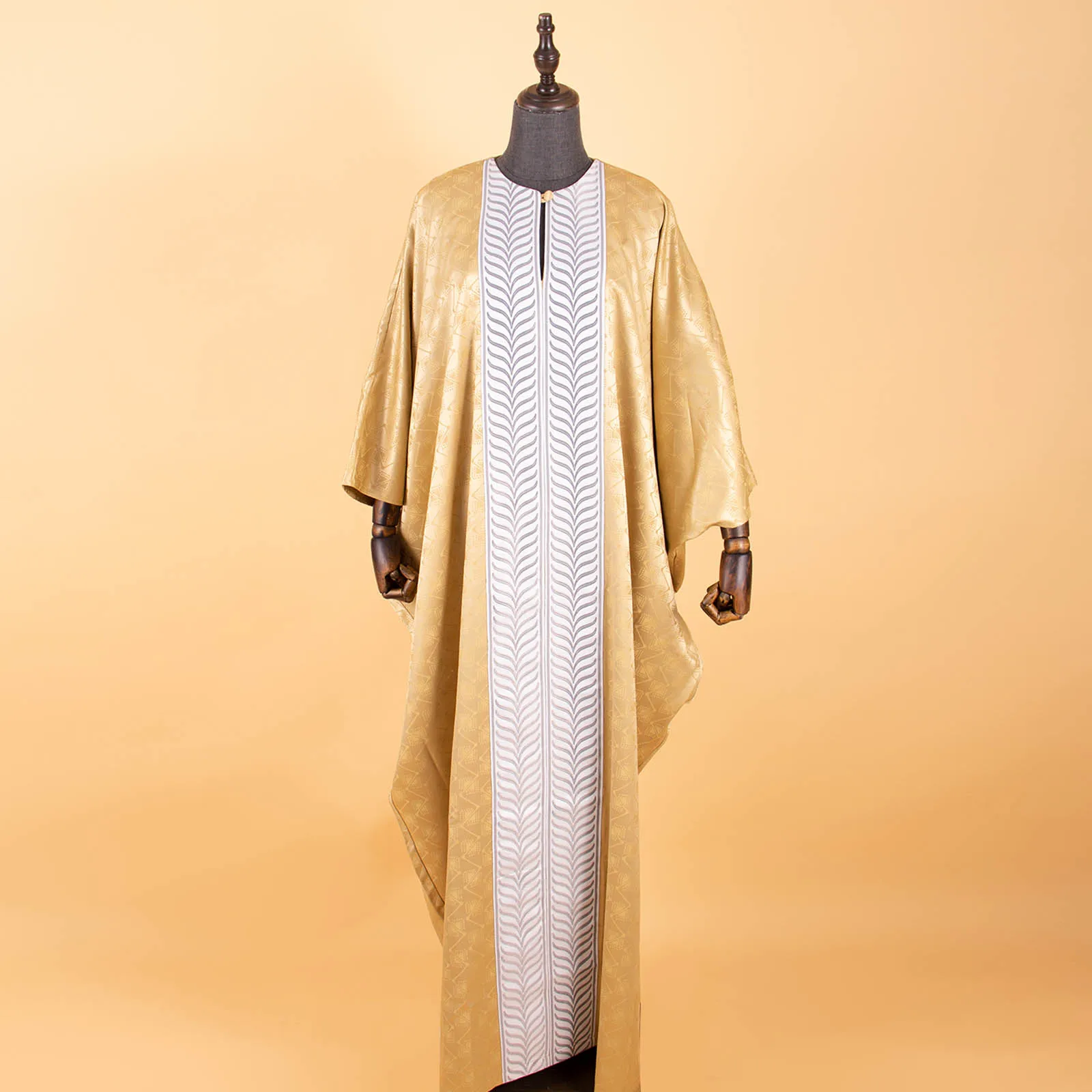 Loose Muslim Women Maxi Robe Long Bat Sleeve African Printed Dress Dashiki Clothing Kaftan Dubai Boubou Abaya A2216001