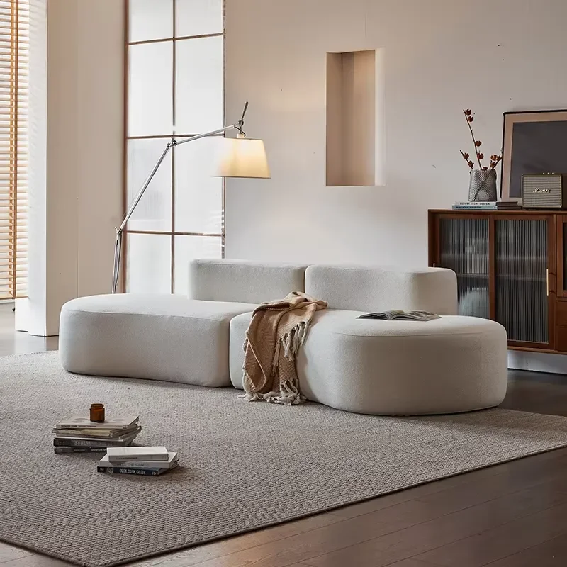 Fabric Couch Living Room Compressed Sofa Modern Design Vacuum Packaging Compress Sofa Sectional Canape Foam Compress