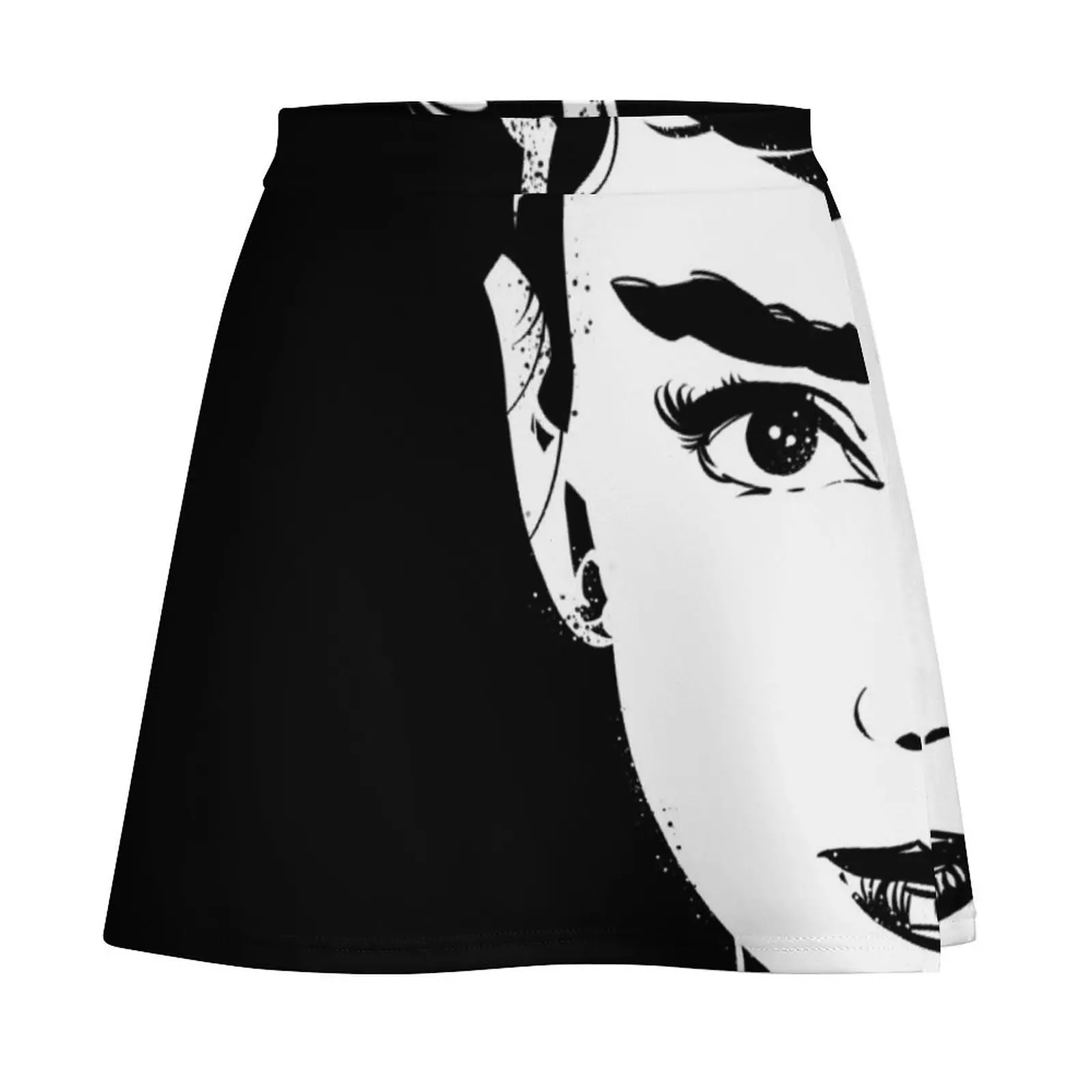 Audrey Hepburn Mini Skirt School uniform luxury women's skirt Woman clothing mini denim skirt