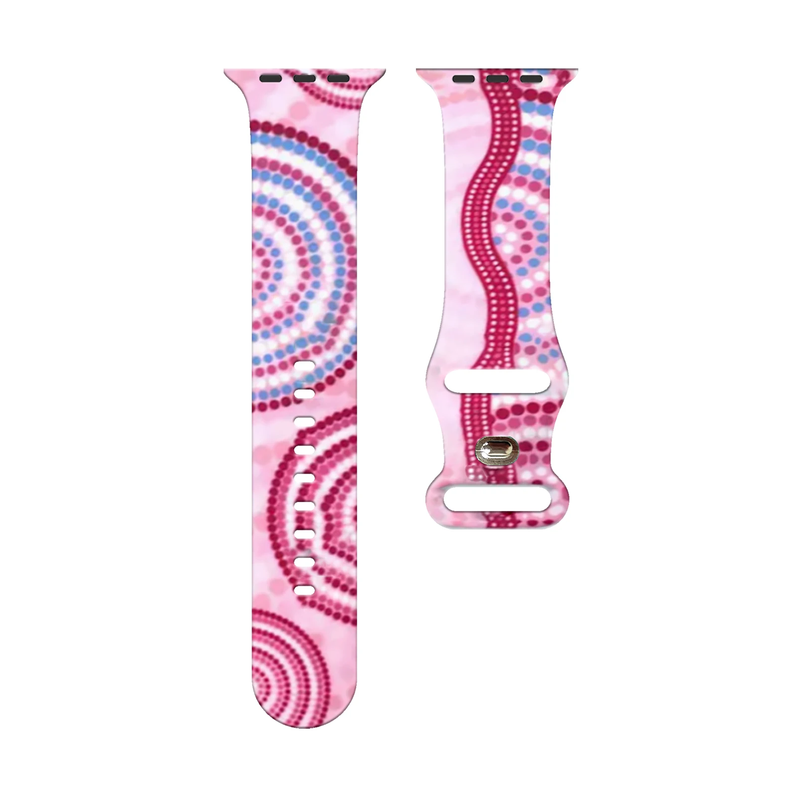 

Polka dot series Printed Strap for Apple Watch 46mm 45mm 42mm 40mm Watchband Replaceable Bracelet for iWatch 11 10 9 8 7 Band