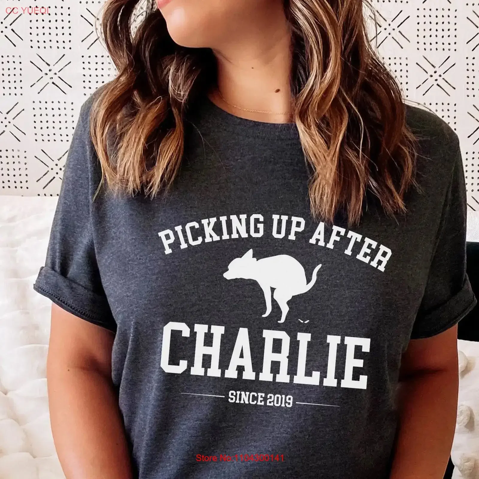 Funny Chihuahua T Shirt Custom Mom Mama Owner Pooping Dog Dad vintage Washed Top For Everyday Wear streetwear Soft fashion