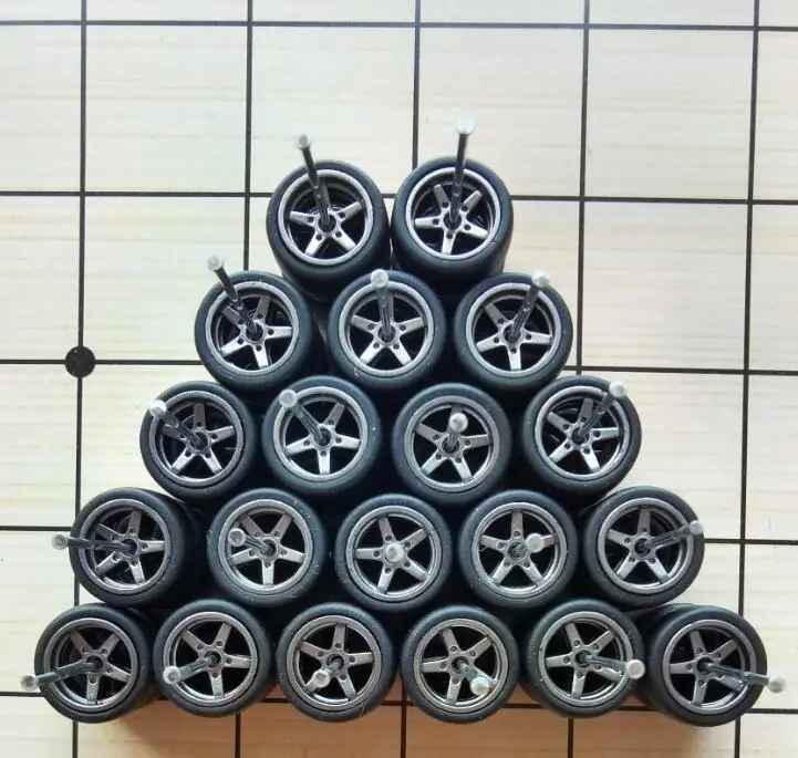 طراز سيارة معدني مع إطارات ، مطلية بالكامل ، عجلات ، HW Matchbox Domeka Tomy ، مقاس 11 ، 1:64 ، 10 ، 40 #5