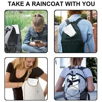 12件式拋棄式防水雨衣戶外健行登山旅行應急透明便攜成人雨披 12 最佳銷售 雨衣 - №10