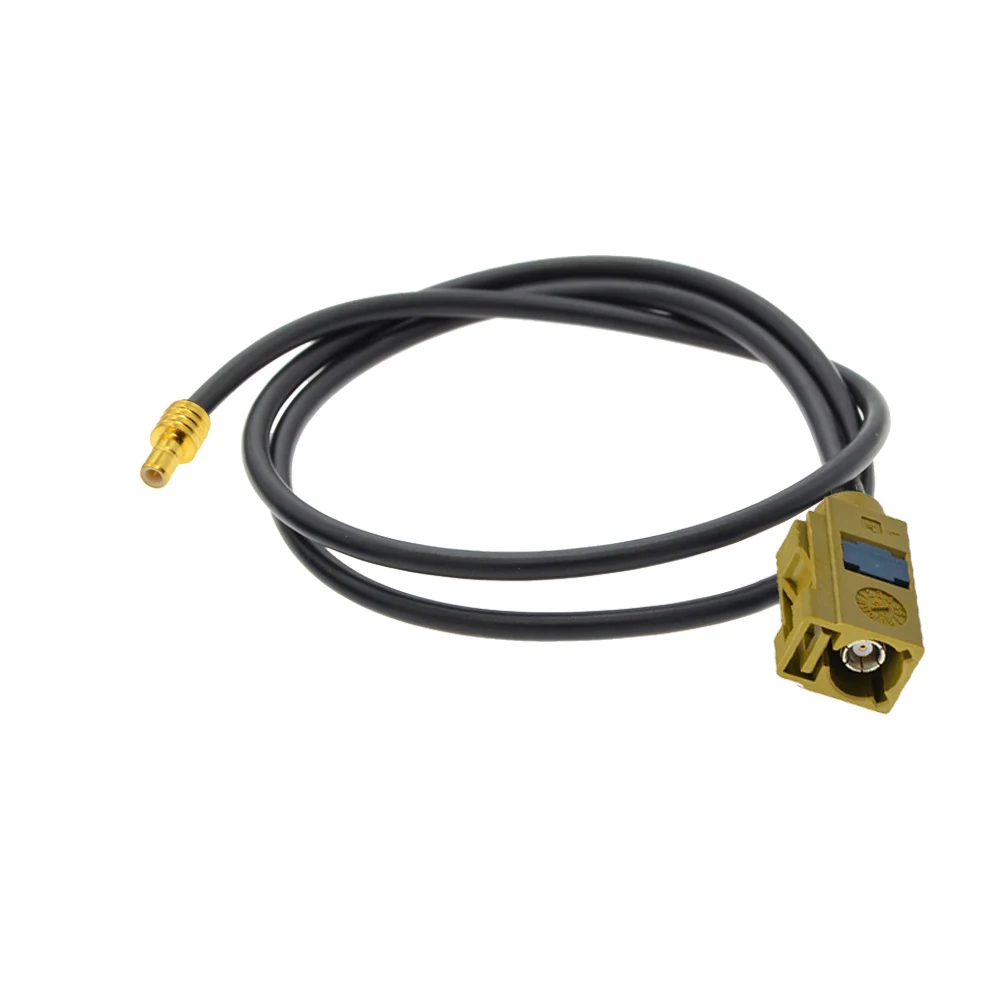 Curry Fakra K Code Female Jack  to SMB Male Plug Antenna Adapter Compatible with XM Sirius Satellite Radio Antenna Stereo Tuner
