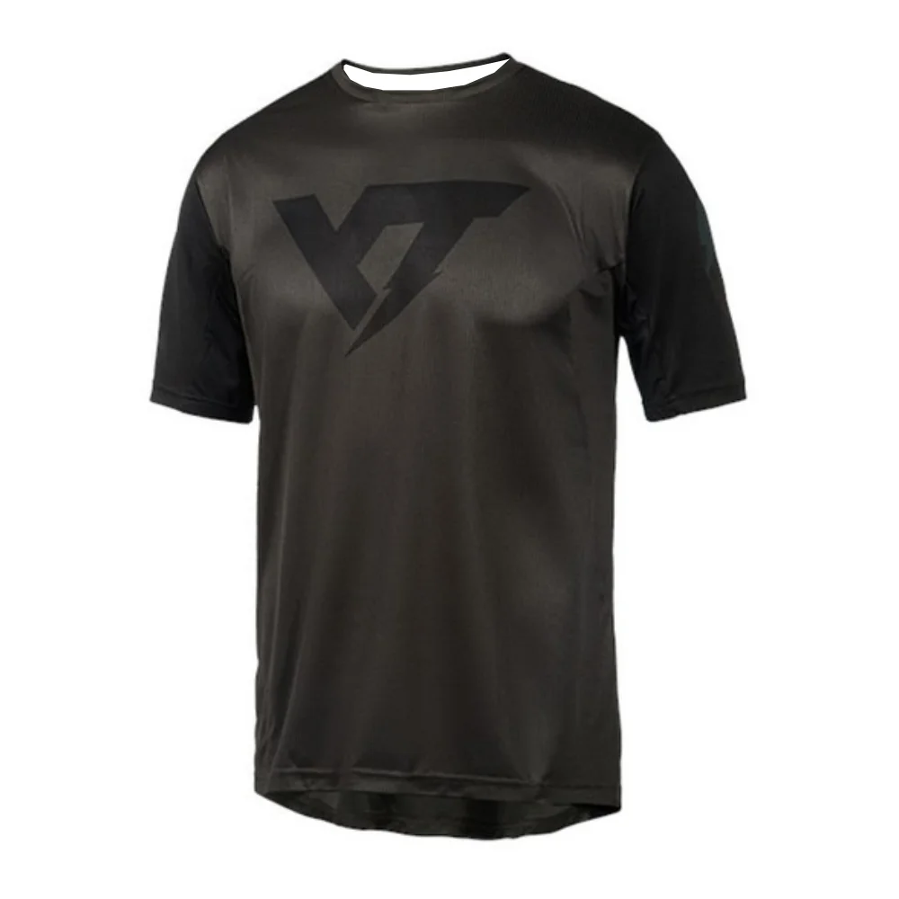 YT Industries Lightning Logo Mountain Bike Short Sleeve Jersey T-Shirt, Men Women Quick Dry Breathable MTB Cycling Sports Tee