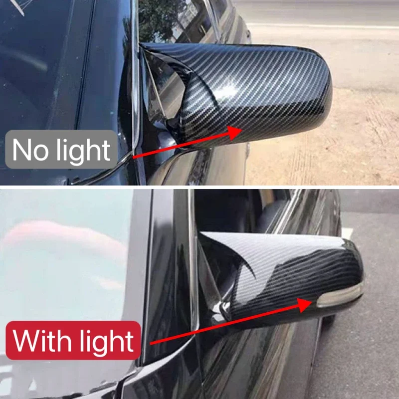 Carbon fiber Rear View Mirror Cover Fit For Toyota Corolla E140 E150 2006 2007 2008 2012 2013 retrofit exterior decoration