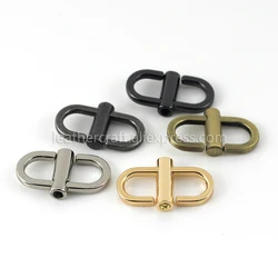 1pcs Metal Bag Strap Chain Adjustable Shorten Tool Swivel Ring Connectors Buckles 360 Degree Rotation More Color