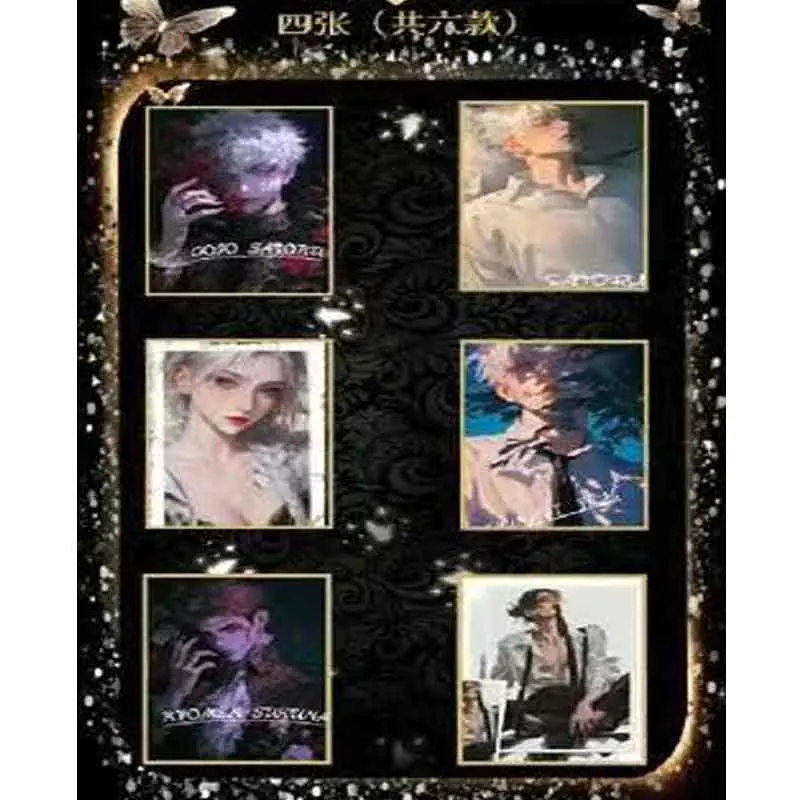 Jujutsu Kaisen Collection Cards Booster Box Wave 4 Tengyang 10*15cm 1case 100% Acrylic Tearing Playing Anime Cards Kids