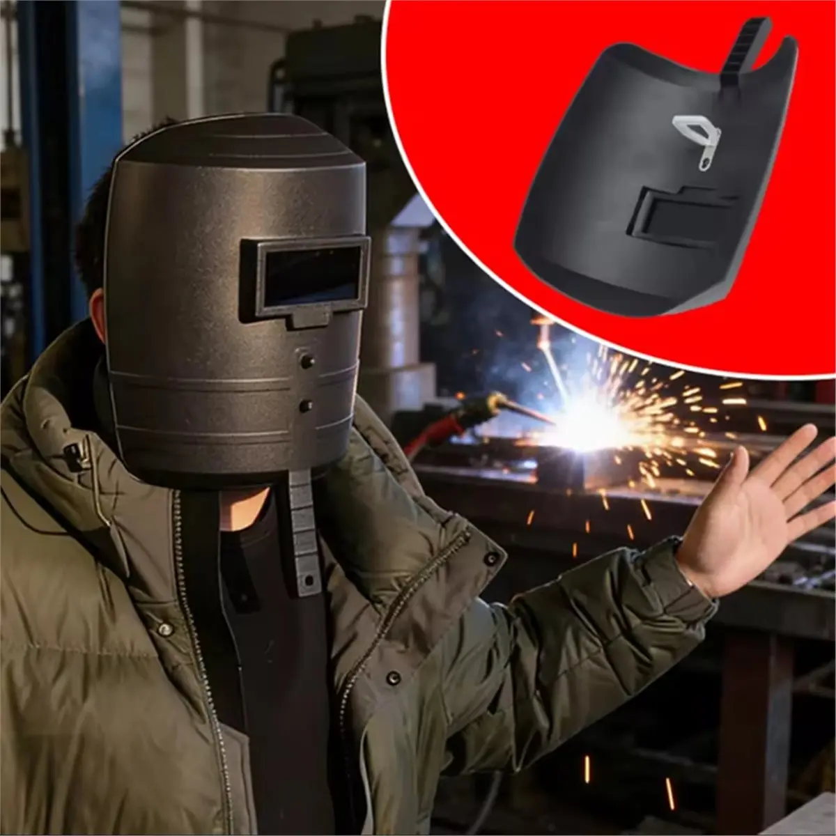 618 Mega Sale No Need to Hold Welding Helmet Welding Operations Welding Protective Shield Adjustable Insulated Welding Mask