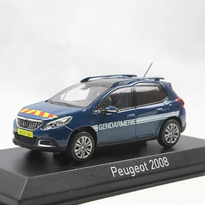

Norev масштаб 1:43, французская военная полицейская патрульная модель автомобиля Peugeot 2008, имитация готового орнамента, подарок, классическая коллекция