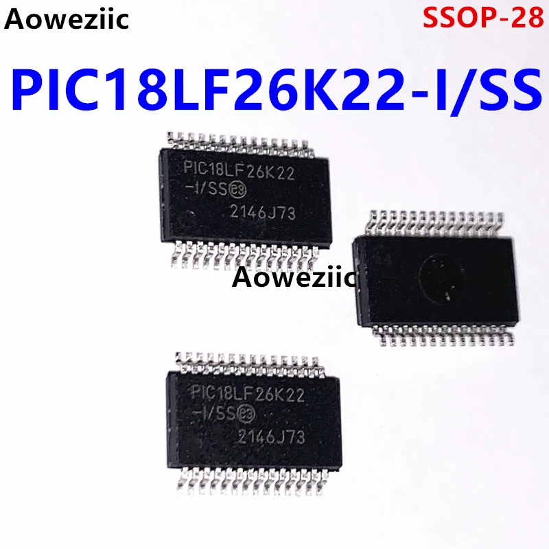 PIC18LF26K22-I/SS SSOP-28 microcontroller IC 8-bit 64MHz 64K flash memory original