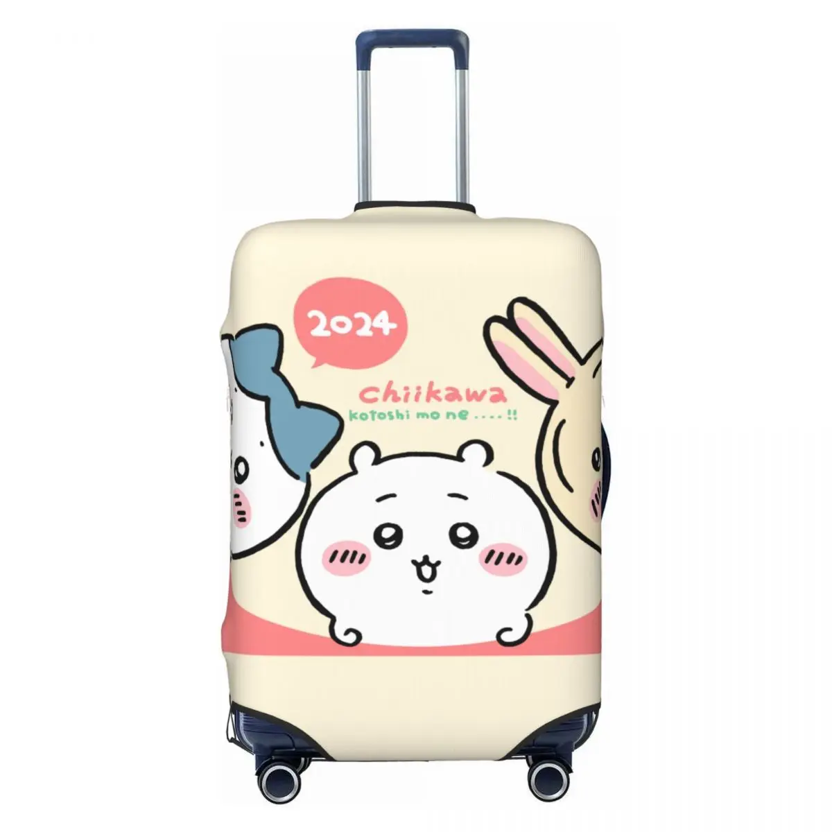 

Custom Cute Cartoon C-chiikawas Anime Suitcase Cover Washable Popular Manga Luggage Covers Protector for 18-32 inch