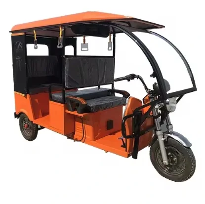 Hot Sale 200KM Bajaj Electric Tricycle Rickshaw With Lithium Battery taxi auto tricycle