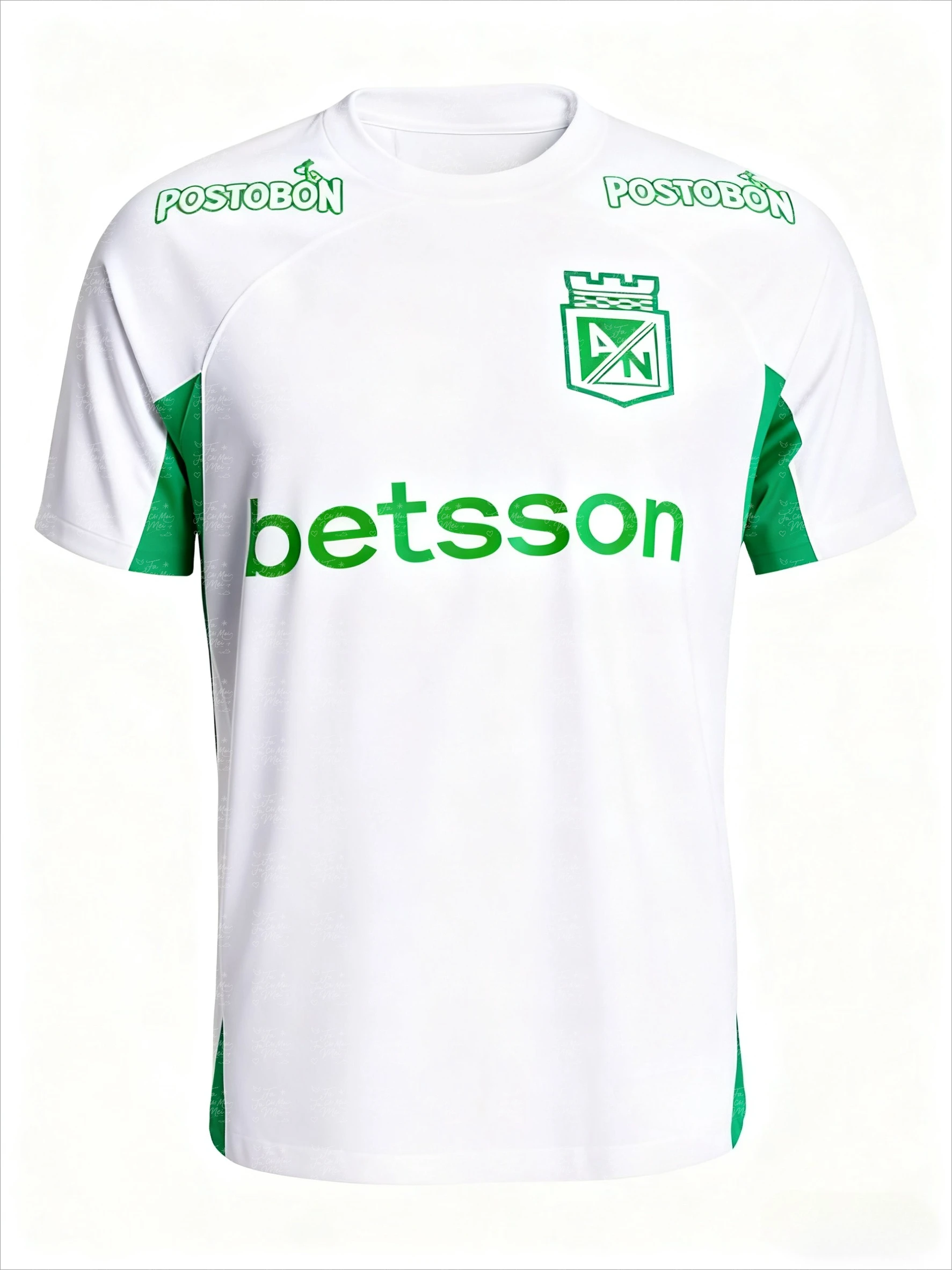 ملابس رياضية من سلسلة Atletico Naciona ملابس رياضية رقمية ثلاثية الأبعاد للرجال والنساء والكبار والآباء والأمهات والأطفال قمصان بأكمام قصيرة #2