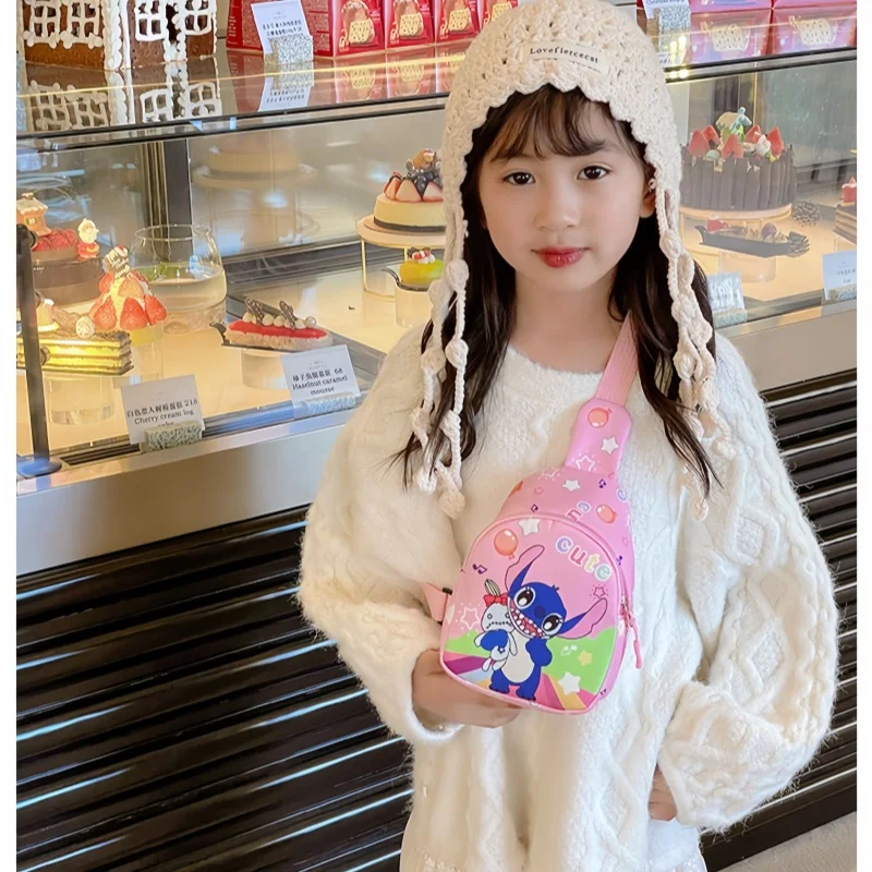 رائعتين 18 * 16.5 * 5 سم أنيمي غرزة منقوشة حقيبة كروس الجسم للفتيات المحبة الموضة