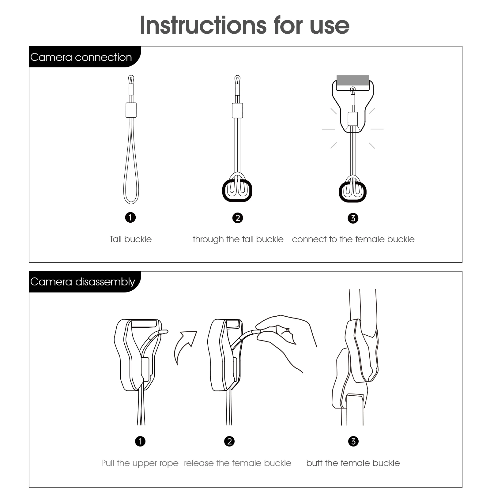 Ulanzi falcam zwei maglink magnetische Schnell verschluss schnallen zwischen Kamera Schulter gurt und Sony Canon Nikon Smartphone